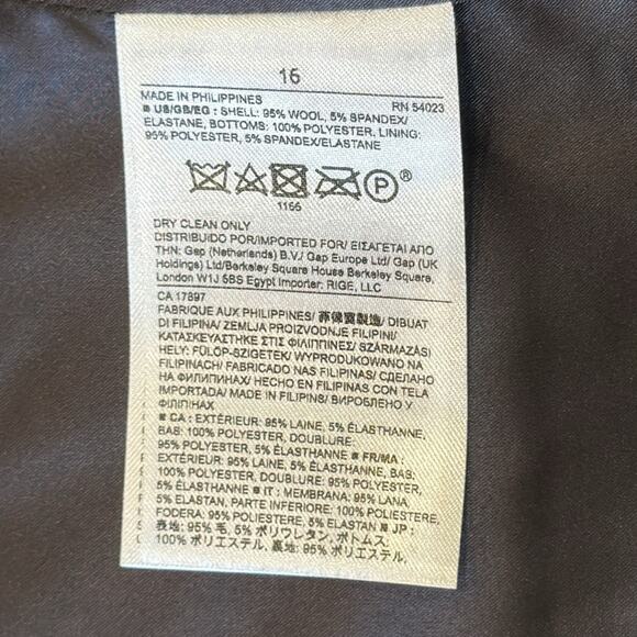 Banana Republic Women's Chiffon Fringe Blazer Black Size 16 - Picture 8 of 10